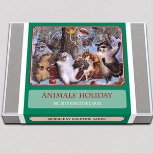 Laughing Elephant brand! Animals’ Holiday Greeting cards box set! Brand New!